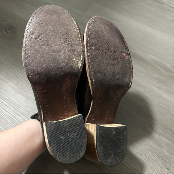 Freebird by Steven Collins Crocodile Loafer Boot Mule Open Heel Snake Shoes Sz 8 - Picture 8 of 11